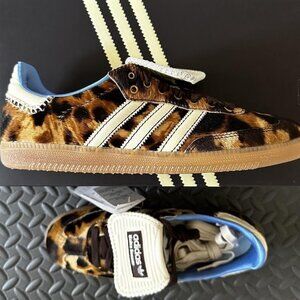 Adidas Samba Wales Bonner Pony Leopard Shoes